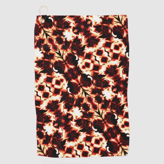 Große Spiegelung von leicht gearbeiteten Formen Golfhandtuch (Vorderseite)