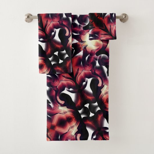 Große Spiegelung von leicht gemeißelt, weiß Badhandtuch Set (Insitu)