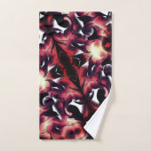 Große Spiegelung von leicht gemeißelt, weiß Badhandtuch Set (Handtuch)