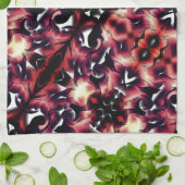 Große Spiegelung von leicht gemeißelt, weiß Geschirrtuch (Gefaltet)