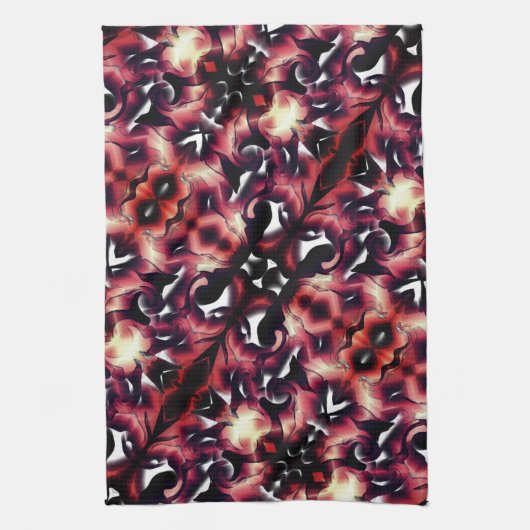 Große Spiegelung von leicht gemeißelt, weiß Geschirrtuch (Vertikal)