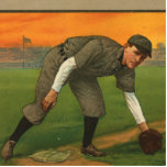 Große Spieler der goldenen Ära - Evers Freistehende Fotoskulptur<br><div class="desc">Szene von der goldenen Ära des Baseballs…</div>