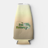 Größe spielt beim Funny Fishing eine Rolle Flaschenkühler (Vorderseite)