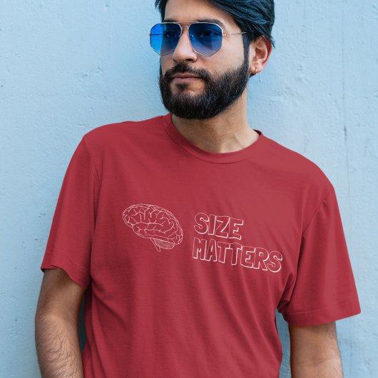 Größe spielt eine akademische Rolle T-Shirt