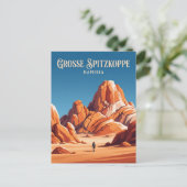 Große Spitzkoppe Namibia Postkarte (Stehend Vorderseite)