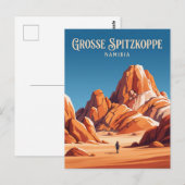Große Spitzkoppe Namibia Postkarte (Vorne/Hinten)