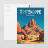 Große Spitzkoppe Namibia Postkarte (Vorne/Hinten)