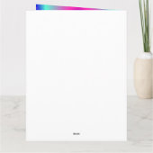 Große Splattered Gruß-Karte Karte (Rückseite)