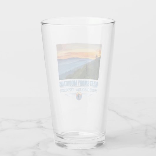 Große, spottige Mtnas Glas (Rückseite)