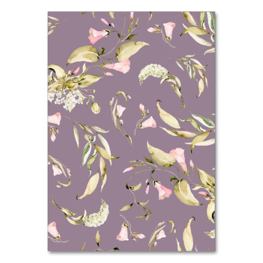 Große Spring Boho Wildblume Pampas Wedding Tischnummer (Rückseite)