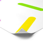 Große Sprinklen Party Hintergrund Poster (Ecke)