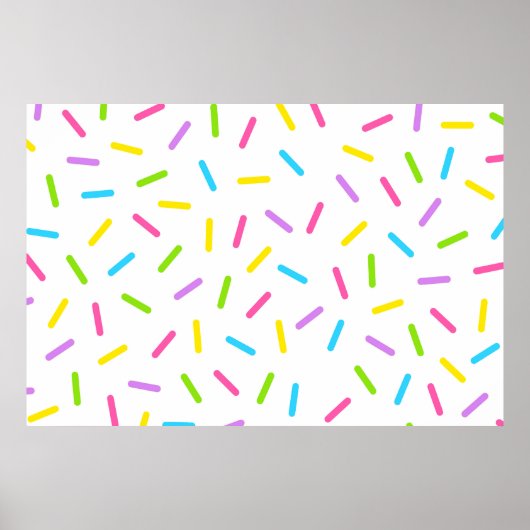 Große Sprinklen Party Hintergrund Poster (Vorne)