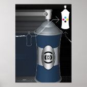 große Sprühdose Poster (Vorne)