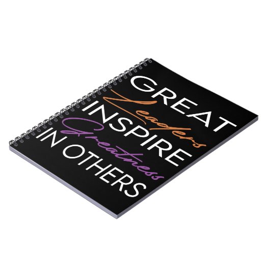 Große Staats- und Regierungschefs Inspirierte ande Notizblock (Linke Seite)