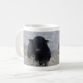Große starke schwarze StierTumbleweeds - Toro - Kaffeetasse (Vorderseite Links)