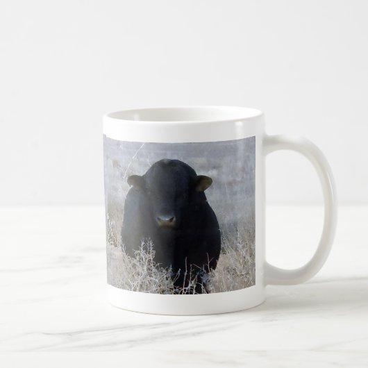 Große starke schwarze StierTumbleweeds - Toro - Kaffeetasse (Rechts)