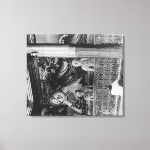 Große Statue von Buddha in Thailand-Fotografie Leinwanddruck