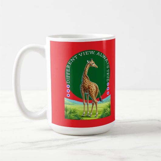 große stehende Giraffe Kaffeetasse (Links)