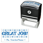 "GROSSE STELLE!" + Name des Assistenten für indivi Permastempel (Beispiel)