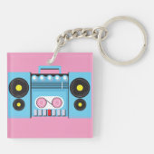 Große Stereoanlage Schlüsselanhänger (Rückseite)