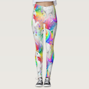 Große Sternexplosion Prinzessin Einhorn mit Sterne Leggings