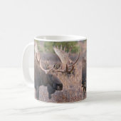 Große Stier-Elche Kaffeetasse (Vorderseite Links)