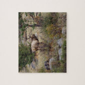 Große Stier-Elche - Puzzlespiel Puzzle (Vertikal)