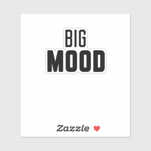 Große Stimmung Aufkleber (Blatt)