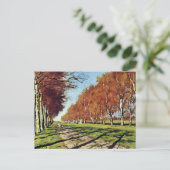 Große Straße, sonniger Herbsttag Postkarte (Stehend Vorderseite)