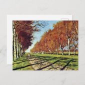 Große Straße, sonniger Herbsttag Postkarte (Vorne/Hinten)