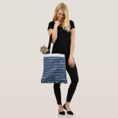 Große Stricktasche Tasche (Am Model)