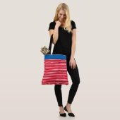 Große Stricktasche Tasche (Am Model)