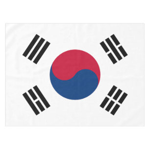 Große südkoreanische Flaggen-Tischdecke Tischdecke