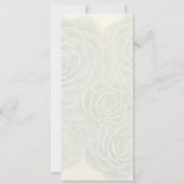 Große sukkulente Grenz-Hochzeitseinladung Einladung (Rückseite)