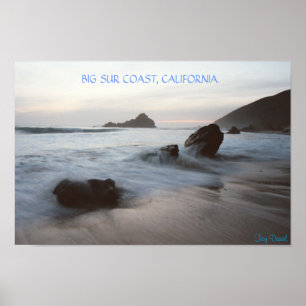 Große Sur Küste, Kalifornien Poster
