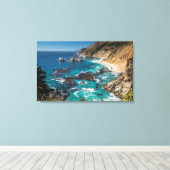 Große Sur Küste, Westküste, Pazifikküste Leinwanddruck (Insitu (Holzboden))