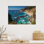 Große Sur Küste, Westküste, Pazifikküste Poster (Küche)