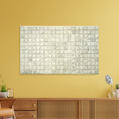 Große Tafel mit ideographischer Schrift aus dem Te Leinwanddruck (Insitu (Wohnzimmer))