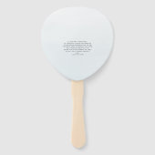 Große Tagesausflüge Ozeanblaue Hochzeit in Urlaubs Fächer (Rückseite)