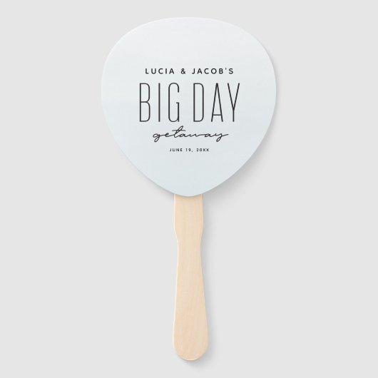 Große Tagesausflüge Ozeanblaue Hochzeit in Urlaubs Fächer (Vorderseite)