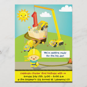 Große Tagesgeburtstags-Einladung Einladung