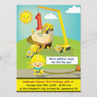 Große Tagesgeburtstags-Einladung Einladung