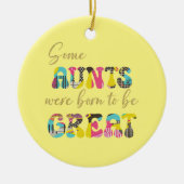 Große Tante Keramik Ornament (Vorne)