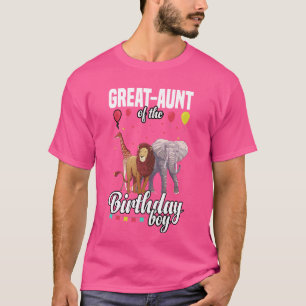 Große Tante von The Birthday Boy Safari T-Shirt