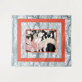 GROSSE TAPESTRIE MIT DRAGON- UND JAPANISCHEM WAHLM WANDTEPPICH (Vorderseite (Horizontal))