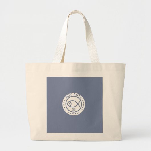 Große Tasche Blau nicht gegen Fisch (Vorne)