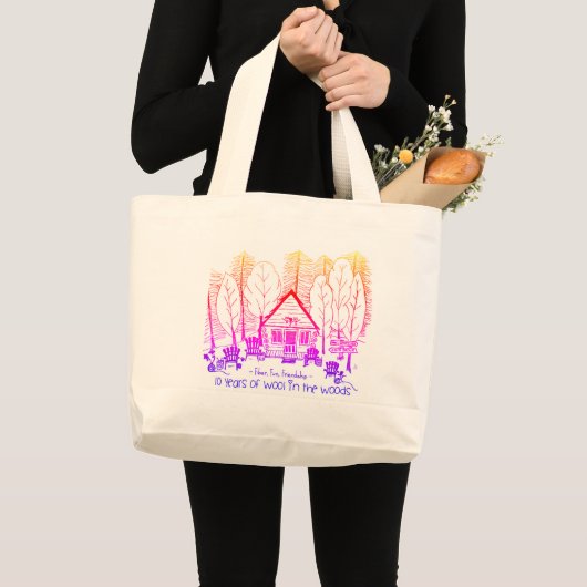 Große Tasche mit 2021 WITW Artwork - gefärbt (Vorderseite (Produkt))