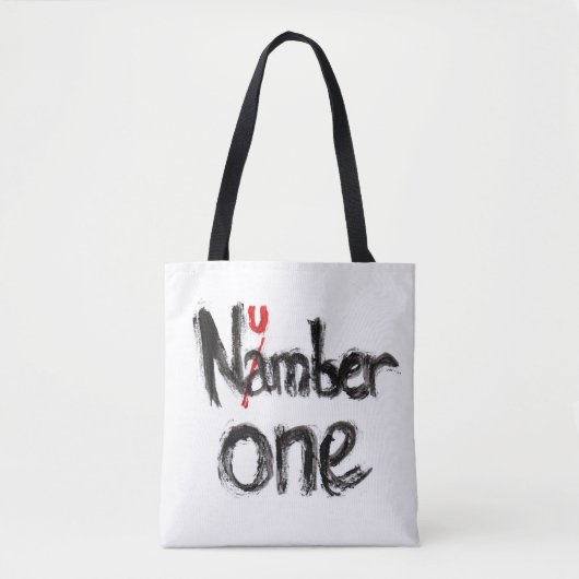 Große Tasche mit Druck (Vorderseite)