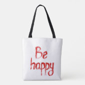 Große Tasche mit Druck (Rückseite)