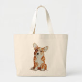 Große Tasche WelpeCorgi (Vorne)